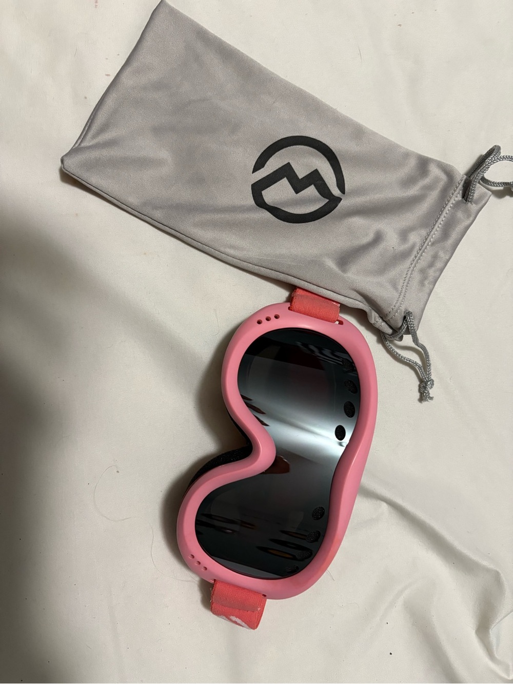 Kids Heart-Shaped Pink Sunglasses with Soft Carry Pouch